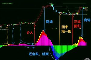 MACD柱状偏移 通达信指标 副图公式 色差长短判断买点